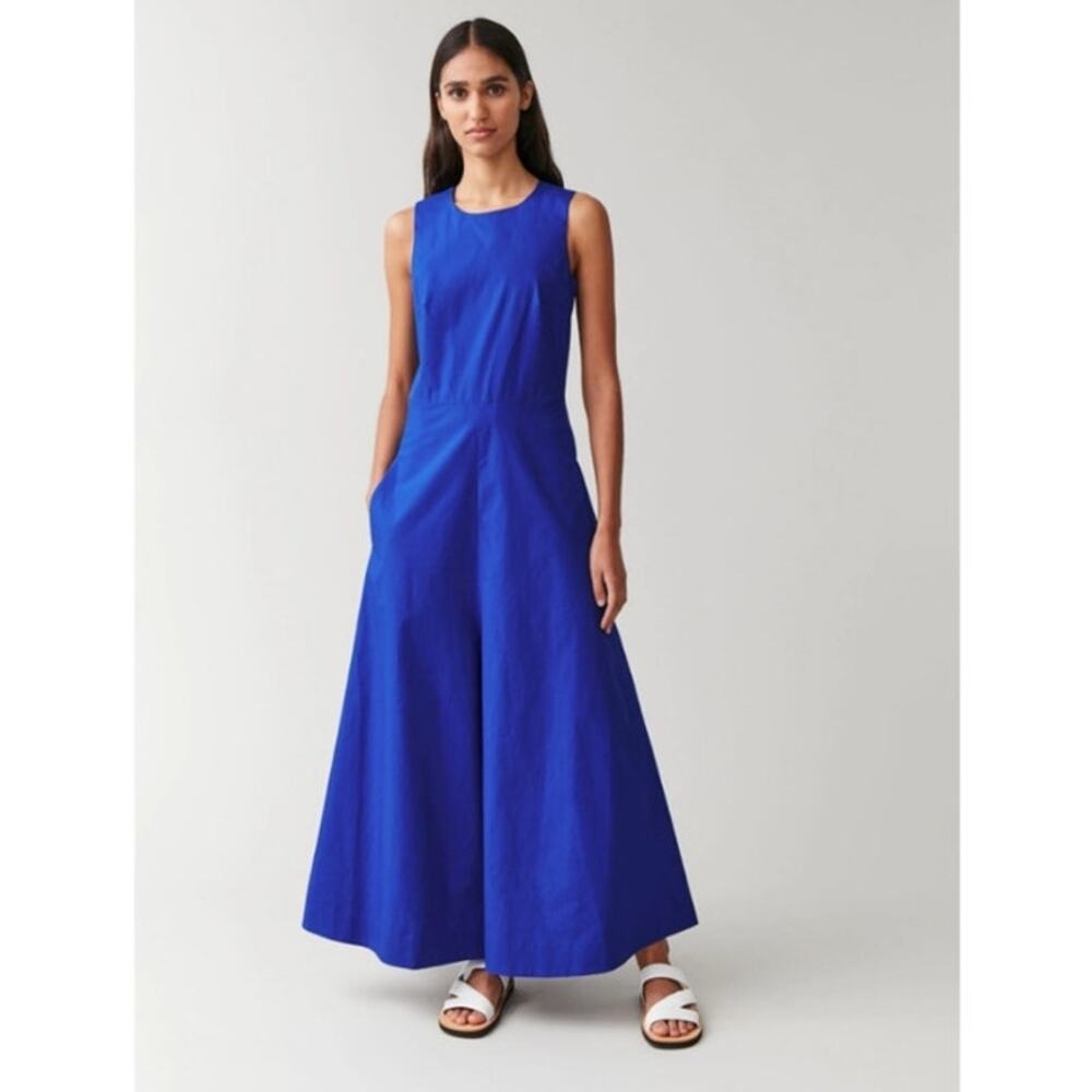 COS Wide Leg Cotton Jumpsuit Size 8